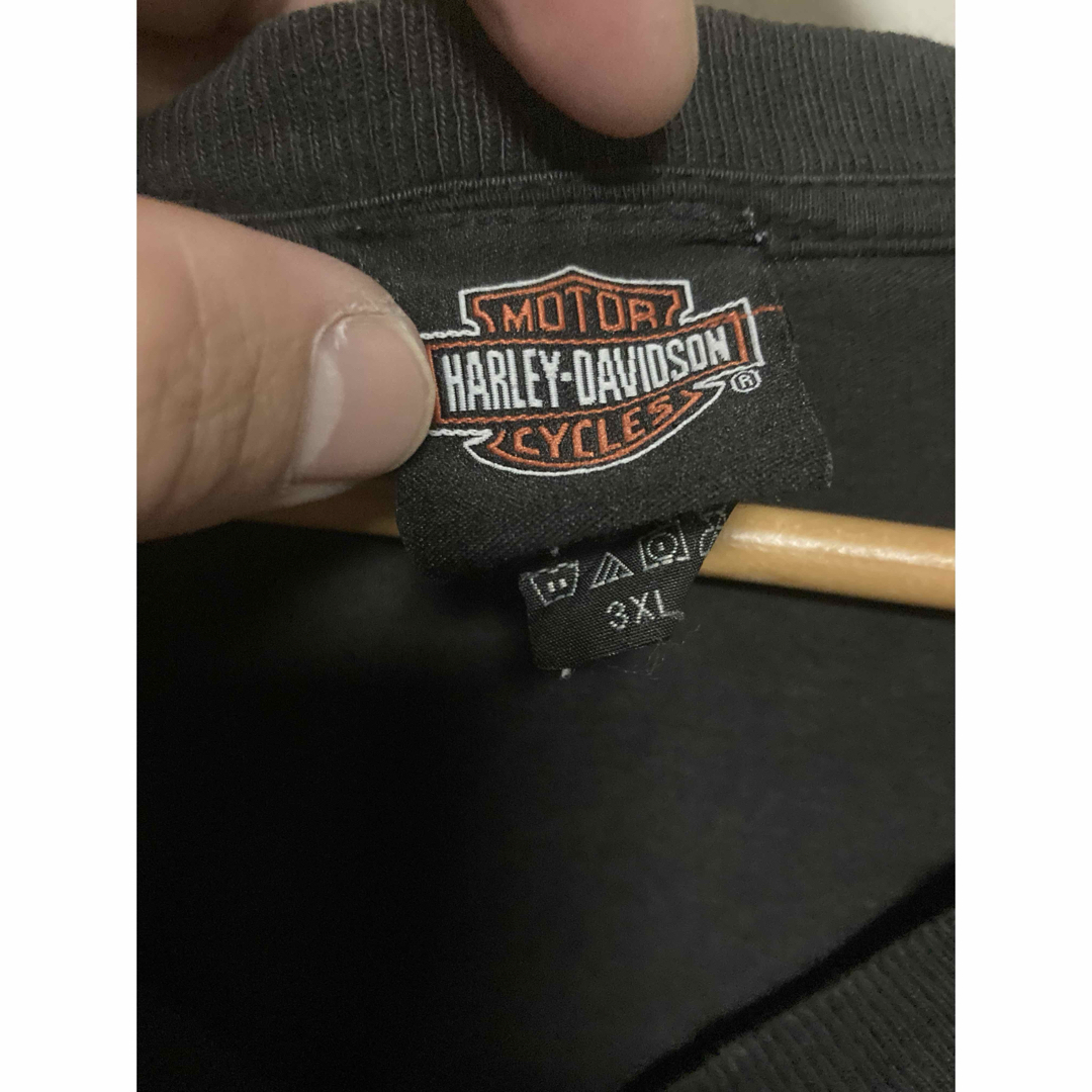 Harley Davidson(ハーレーダビッドソン)のハーレーダビッドソン ロンティー 長袖 3XL ロシア製 Tシャツ メンズのトップス(Tシャツ/カットソー(七分/長袖))の商品写真