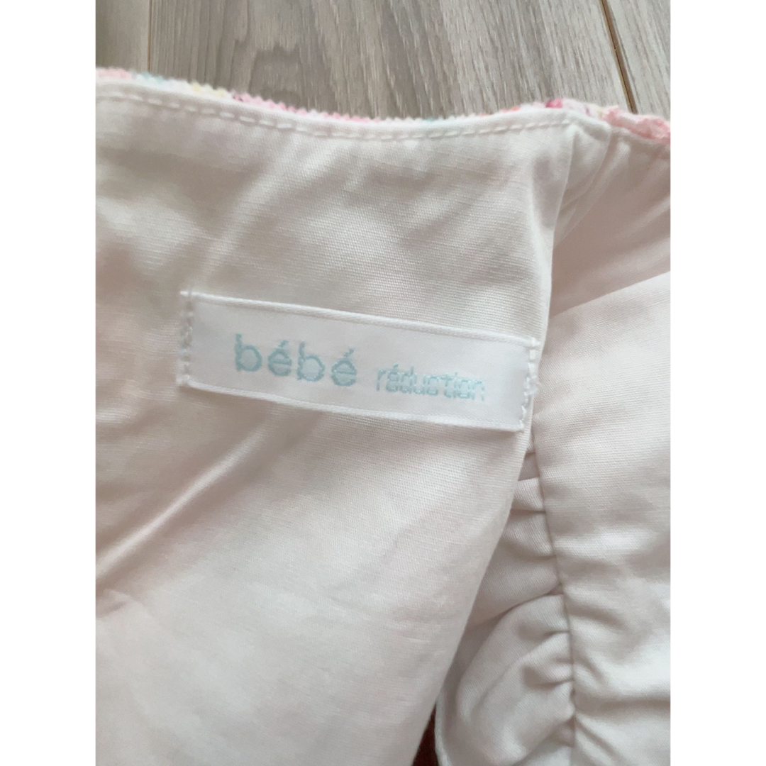 BeBe(ベベ)の【未使用品】BEBE フローラルレース ワンピース 80 キッズ/ベビー/マタニティのベビー服(~85cm)(ワンピース)の商品写真