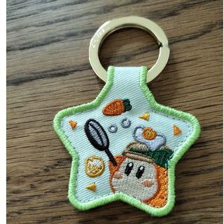 任天堂 - 未使用　カービィ　おほしさま刺繍キーホルダー　ワドルディ