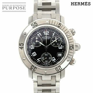 エルメス(Hermes)のエルメス HERMES クリッパー ダイバー クロノグラフ CL2 310 ヴィンテージ レディース 腕時計 デイト クォーツ Clipper VLP 90228731(腕時計)