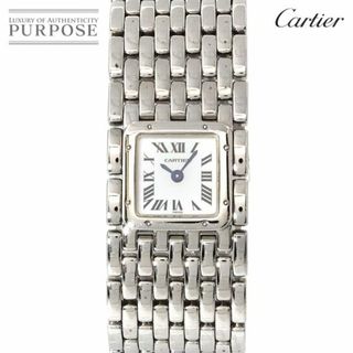 カルティエ(Cartier)のカルティエ Cartier パンテール リュバン W61001T9 レディース 腕時計 ホワイトシェル 文字盤 クォーツ ウォッチ VLP 90229239(腕時計)