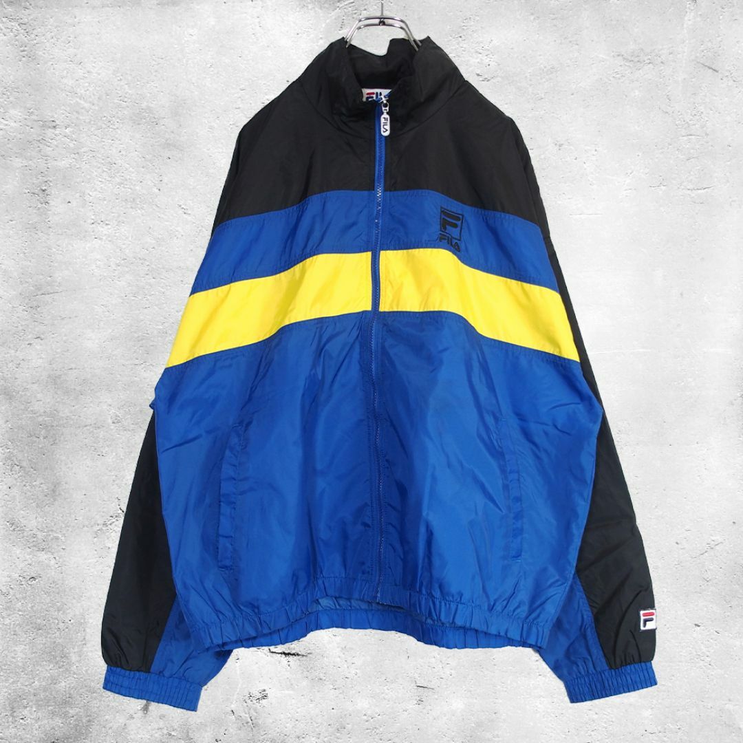 FILA(フィラ)の90's FILA NYLON JACKET フィラ ナイロンジャケット XL メンズのジャケット/アウター(ナイロンジャケット)の商品写真