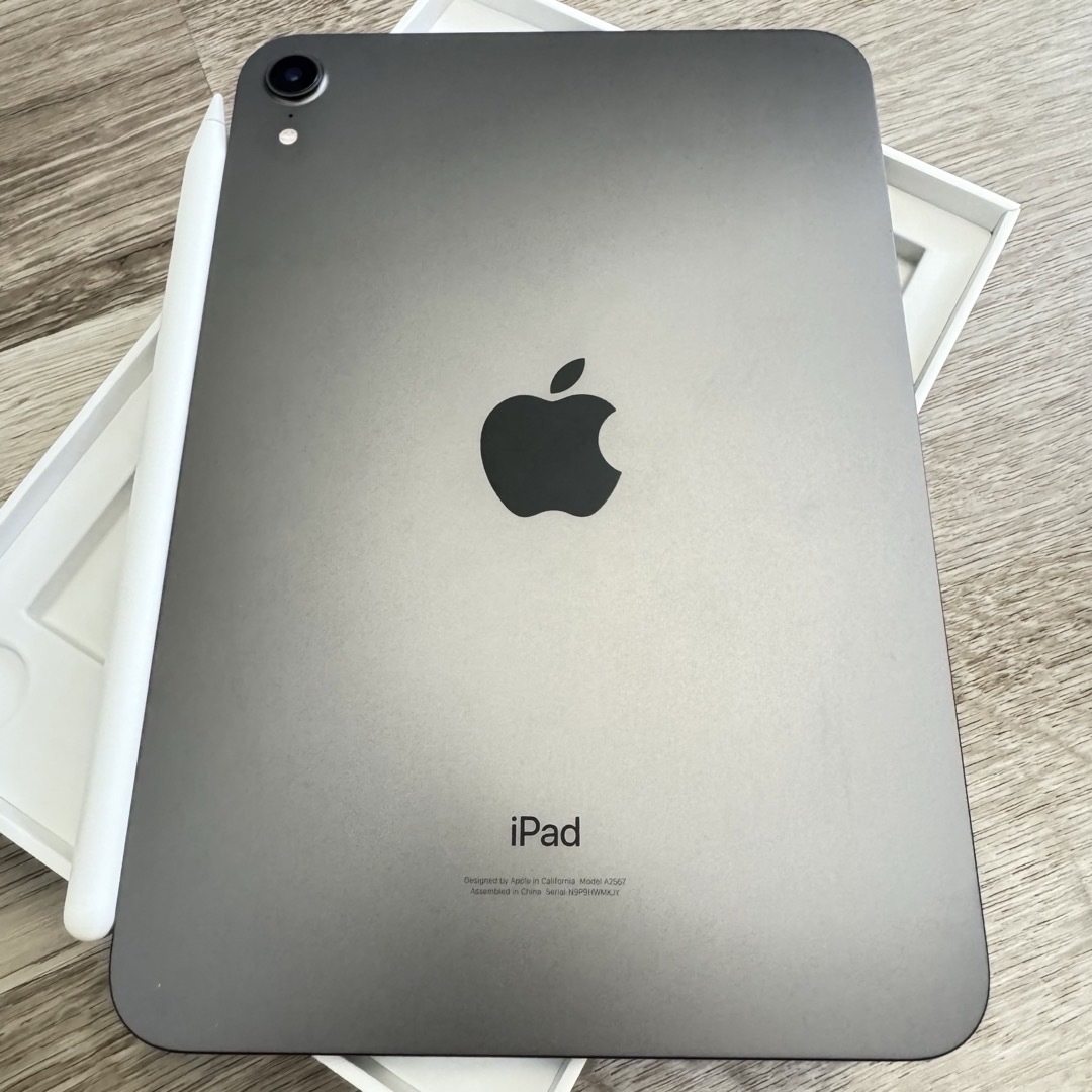 Apple(アップル)の美品 iPad mini 6 256g Wi-Fi & Apple pencil スマホ/家電/カメラのPC/タブレット(タブレット)の商品写真