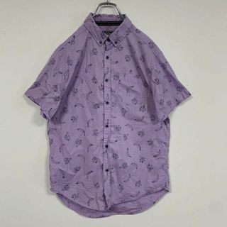 パープル バナナプリント が可愛いFIVE POINTS 半袖 シャツ Mサイズ(Tシャツ/カットソー(半袖/袖なし))