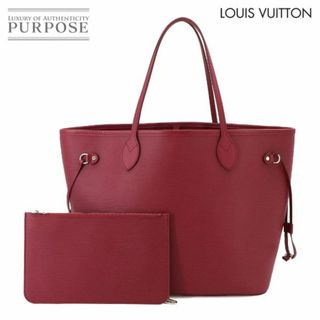 ルイヴィトン(LOUIS VUITTON)の新品同様 ルイ ヴィトン LOUIS VUITTON エピ ネヴァーフル MM トート バッグ レザー フューシャ M40882 シルバー 金具 VLP 90221689(トートバッグ)