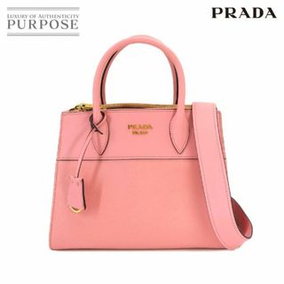 プラダ(PRADA)の新品同様 プラダ PRADA パラディグム 2way ハンド ショルダー バッグ サフィアーノ レザー ペタロ ピンク 1BA103 VLP 90228402(ハンドバッグ)