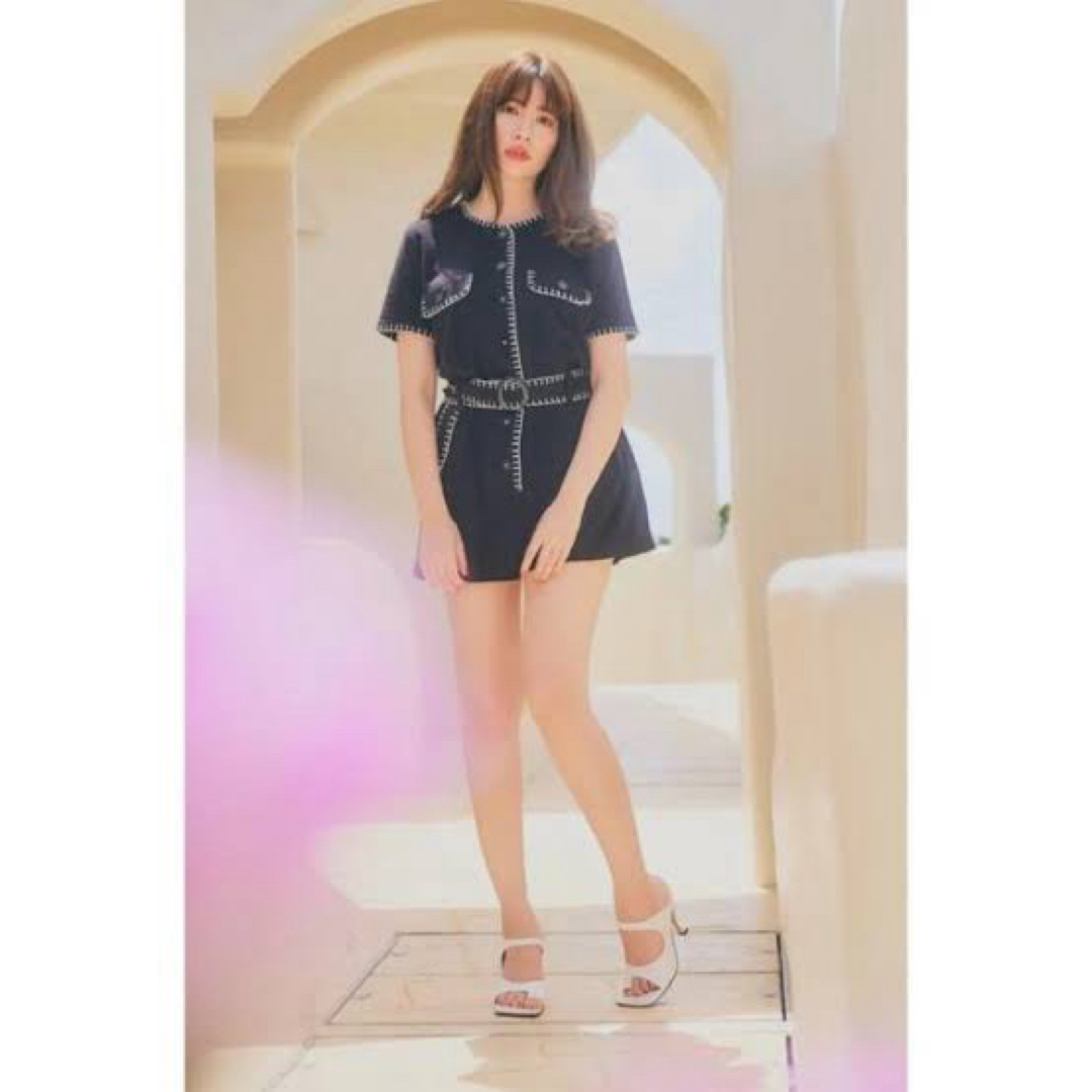 Her lip to(ハーリップトゥ)の✨タグ付き未使用✨ハーリップトゥ　Summertime Romper ロンパース レディースのワンピース(その他)の商品写真