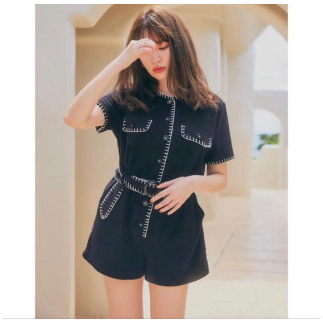 Her lip to(ハーリップトゥ)の✨タグ付き未使用✨ハーリップトゥ　Summertime Romper ロンパース レディースのワンピース(その他)の商品写真