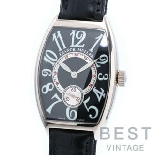 フランクミュラー(FRANCK MULLER)の【OH済】 フランクミュラー 【FRANCK MULLER 】 トノーカーベックス 日本限定 2851S6JG メンズ ブラック K18ホワイトゴールド 腕時計 時計 TONNEAU CURVEX JAPAN LIMITED  BLACK K18WG 【中古】 (腕時計(アナログ))