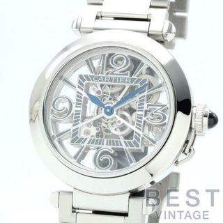 カルティエ(Cartier)のカルティエ 【CARTIER 】 パシャ ドゥ カルティエ ウォッチ WHPA0007 メンズ シルバー / グレー ステンレススティール 腕時計 時計 PASHA DE CARTIER WATCH  SILVER / GRAY SS 【中古】 (腕時計(アナログ))