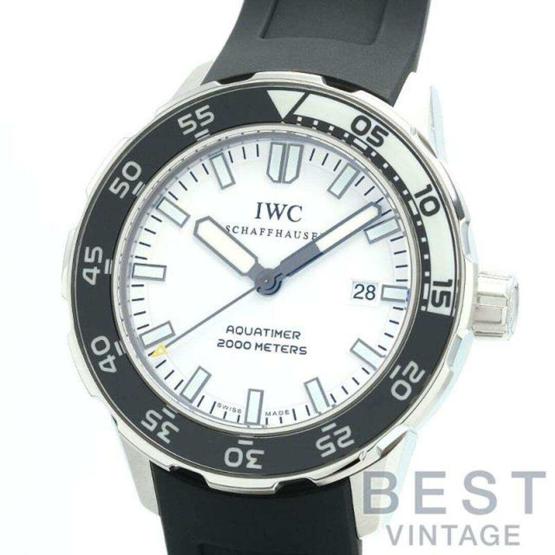 IWC(インターナショナルウォッチカンパニー)のアイダブリューシー 【IWC 】 アクアタイマー オートマティック 2000 IW356806 メンズ ホワイト ステンレススティール 腕時計 時計 AQUATIMER AUTOMATIC 2000  WHITE SS インターナショナルウォッチカンパニー【中古】  メンズの時計(腕時計(アナログ))の商品写真