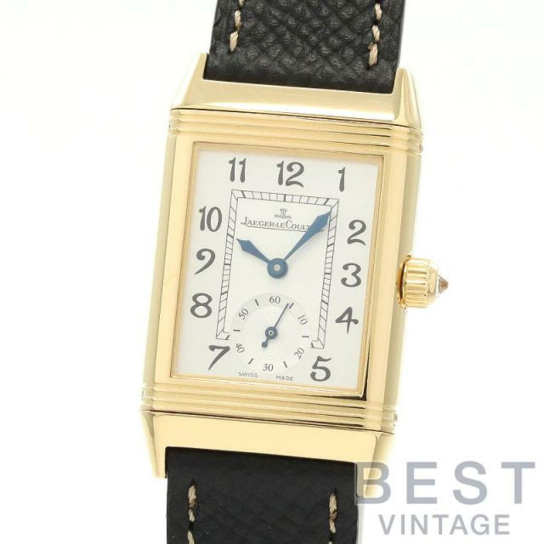 Jaeger-LeCoultre(ジャガールクルト)の【OH済】 ジャガー・ルクルト 【JAEGAR LE COULTRE 】 レベルソ デュエット クラシック Q2561401 (256.1.75) レディース シルバー/ホワイトシェル K18イエローゴールド 腕時計 時計 REVERSO DUETTO CLASSIQUE  SILVER/WHITE SHELL K18YG JL ダイヤモンドベゼル MOP【中古】  レディースのファッション小物(腕時計)の商品写真