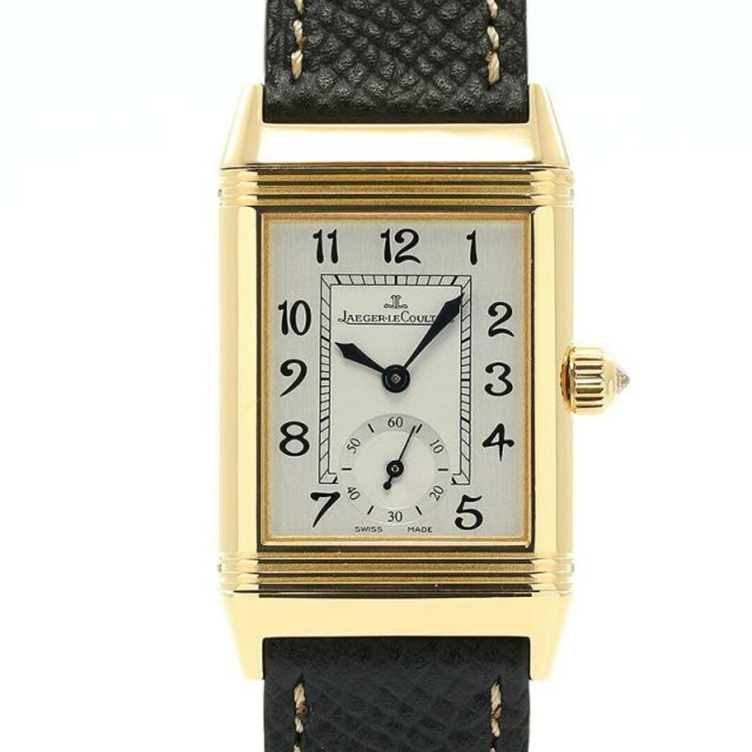 Jaeger-LeCoultre(ジャガールクルト)の【OH済】 ジャガー・ルクルト 【JAEGAR LE COULTRE 】 レベルソ デュエット クラシック Q2561401 (256.1.75) レディース シルバー/ホワイトシェル K18イエローゴールド 腕時計 時計 REVERSO DUETTO CLASSIQUE  SILVER/WHITE SHELL K18YG JL ダイヤモンドベゼル MOP【中古】  レディースのファッション小物(腕時計)の商品写真