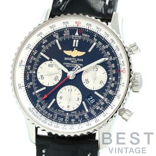 ブライトリング(BREITLING)の【OH済】 ブライトリング 【BREITLING 】 ナビタイマー01 AB012012/BB01 (A022B01WBD) メンズ ブラック/シルバー ステンレススティール 腕時計 時計 NAVITIMER 01  BLACK/SILVER SS 【中古】 (腕時計(アナログ))