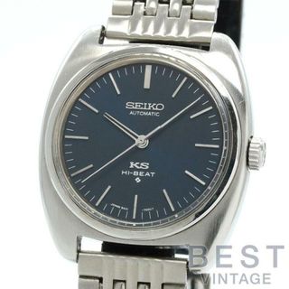 セイコー(SEIKO)の【OH済】 キングセイコー 【KING SEIKO 】 56KS ハイビート オートマティック 5621-7000 メンズ ブルー ステンレススティール 腕時計 時計 56KS HI-BEAT AUTOMATIC  BLUE SS ヴィンテージ【中古】 (腕時計(アナログ))