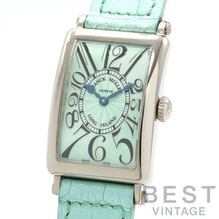 フランクミュラー(FRANCK MULLER)のフランク・ミュラー 【FRANCK MULLER 】 ロングアイランド 902QZ OG レディース パステルグリーン K18ホワイトゴールド 腕時計 時計 LONG ISLAND  GREEN K18WG FM【中古】 (腕時計)