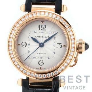 カルティエ(Cartier)のカルティエ 【CARTIER 】 パシャ ドゥ カルティエ WJPA0012 メンズ シルバー K18ピンクゴールド 腕時計 時計 PASHA DE CARTIER  SILVER K18PG ダイヤモンドベゼル【中古】 (腕時計(アナログ))