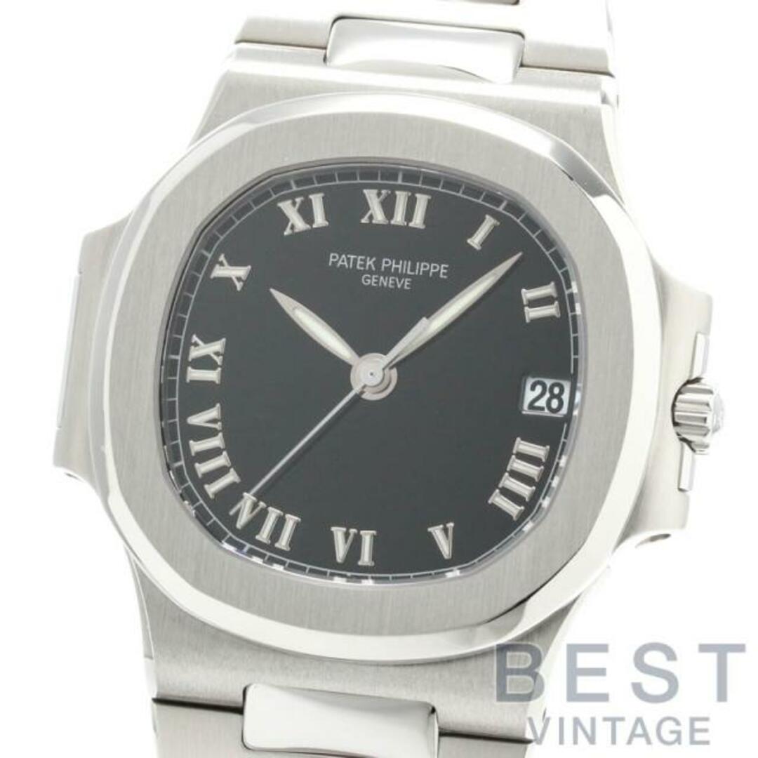 PATEK PHILIPPE(パテックフィリップ)の【OH済】 パテックフィリップ 【PATEK PHILIPPE 】 ノーチラス 3800/1A-001 メンズ ブラック ステンレススティール 腕時計 時計 NAUTILUS  BLACK SS PP【中古】  メンズの時計(腕時計(アナログ))の商品写真