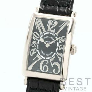 フランクミュラー(FRANCK MULLER)のフランクミュラー 【FRANCK MULLER 】 ロングアイランド レリーフ 902QZRELIEF メンズ ブラック K18ホワイトゴールド 腕時計 時計 LONG ISLAND RELIEF  BLACK K18WG FM【中古】 (腕時計(アナログ))