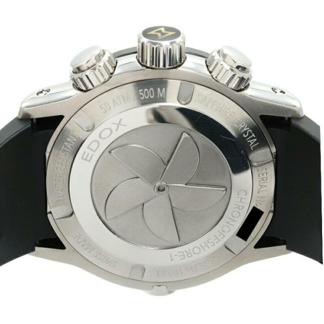 EDOX(エドックス)のエドックス 【EDOX 】 クロノオフショア1 10221-3-NIBU2 メンズ ブラックカーボン セラミック/ステンレススティール 腕時計 時計 CHRONOOFFSHORE-1 CHRONOGRAPH  BLACK CE/SS 【中古】  メンズの時計(腕時計(アナログ))の商品写真