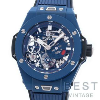 ウブロ(HUBLOT)のウブロ 【HUBLOT 】 ビッグバン メカ-10 セラミック ブルー 414.EX.5123.RX メンズ マットブルー セラミック 腕時計 時計 BIG BANG MECHA-10 CERAMIC BLUE  BLUE CE メカ10【中古】 (腕時計(アナログ))