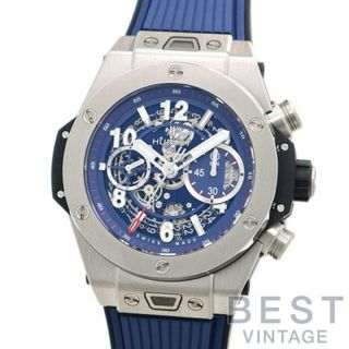 ウブロ(HUBLOT)のウブロ 【HUBLOT】 ビッグバン ウニコ チタニウム 411.NX.5179.RX メンズ ブルー チタン 腕時計 時計 BIG BANG UNICO TITANIUM BLUE TI 【中古】 (腕時計(アナログ))