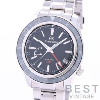 グランドセイコー(Grand Seiko)のグランドセイコー 【GRAND SEIKO】 スポーツコレクション スプリングドライブ GMT SBGE201 (9R66-0AA0) メンズ ブラック ステンレススティール 腕時計 時計 SPORTS COLLECTION SPRINGDRIVE GMT BLACK SS GS【中古】 (腕時計(アナログ))