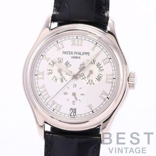 パテックフィリップ(PATEK PHILIPPE)の【OH済】 パテックフィリップ 【PATEK PHILIPPE】 アニュアルカレンダー 5035G-039 メンズ シルバー K18ホワイトゴールド 腕時計 時計 ANNUAL CALENDAR SILVER K18WG PP コンプリケーションウォッチ【中古】 (腕時計(アナログ))