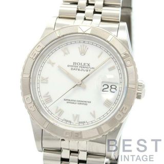 ロレックス(ROLEX)のロレックス 【ROLEX 】 オイスターパーペチュアル デイトジャスト サンダーバード 16264 メンズ ホワイト K18ホワイトゴールド/ステンレススティール 腕時計 時計 OYSTER PERPETUAL DATEJUST THUNDERBIRD  WHITE K18WG/SS ホワイトローマンダイヤル【中古】 (腕時計(アナログ))