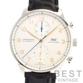 インターナショナルウォッチカンパニー(IWC)の【OH済】 アイダブリューシー 【IWC】 ポルトギーゼクロノグラフ IW371604 メンズ シルバー ステンレススティール 腕時計 時計 PORTUGIESER CHRONOGRAPH SILVER SS インターナショナルウォッチカンパニー【中古】 (腕時計(アナログ))