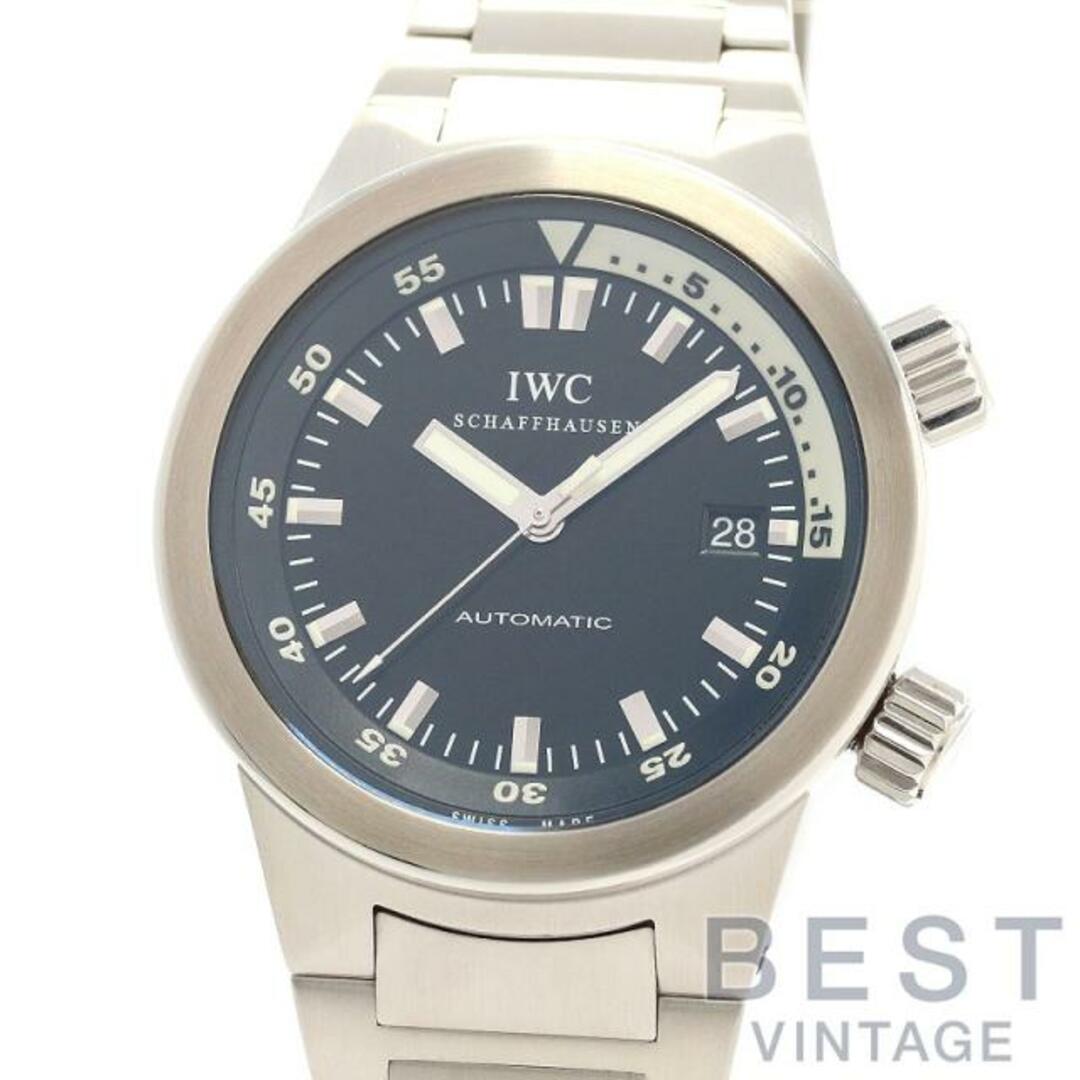 IWC(インターナショナルウォッチカンパニー)の【OH済】 アイダブリューシー 【IWC】 アクアタイマー オートマティック IW354805 メンズ ブラック ステンレススティール 腕時計 時計 AQUATIMER AUTOMATIC BLACK SS 【中古】  メンズの時計(腕時計(アナログ))の商品写真