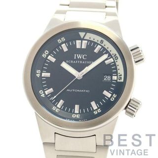 インターナショナルウォッチカンパニー(IWC)の【OH済】 アイダブリューシー 【IWC】 アクアタイマー オートマティック IW354805 メンズ ブラック ステンレススティール 腕時計 時計 AQUATIMER AUTOMATIC BLACK SS 【中古】 (腕時計(アナログ))