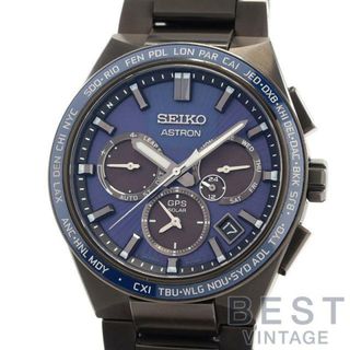 セイコー(SEIKO)のセイコー 【SEIKO】 アストロン ネクスター ノヴァ GPS ソーラーモデル SBXC121(5X53-0BV0) メンズ ブルー/ブラック チタン 腕時計 時計 ASTRON NEXTER SERIES GPS SOLAR MODEL 2ND COLLECTION NOVA BLUE/BLACK TI 【中古】 (腕時計(アナログ))