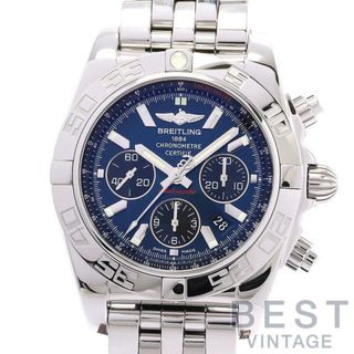 ブライトリング(BREITLING)の【OH済】 ブライトリング 【BREITLING】 クロノマット44 AB011012/C789/375A (A011C89PA) メンズ ブルー ステンレススティール 腕時計 時計 CHRONOMAT 44 BLUE SS 【中古】 (腕時計(アナログ))