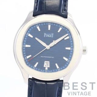 PIAGET - ピアジェ 【PIAGET】 ポロS デイト G0A43001(P11268) メンズ ブルー ステンレススティール 腕時計 時計 POLO S DATE BLUE SS 【中古】 
