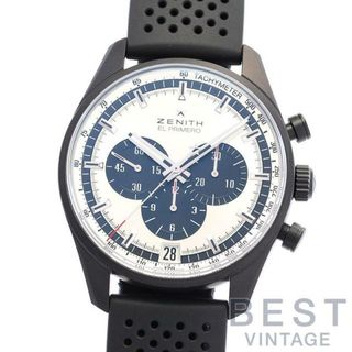 ゼニス(ZENITH)のゼニス 【ZENITH】 クロノマスター エルプリメロ 42MM 24.2041.400/01.R576 メンズ シルバー/ブラック セラミナイズドアルミニウム 腕時計 時計 CHRONOMASTER EL PRIMERO 42MM SILVER/BLACK CE/AL 【中古】 (腕時計(アナログ))