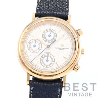 ヴァシュロンコンスタンタン(VACHERON CONSTANTIN)の【OH済】 ヴァシュロンコンスタンタン 【VACHERON CONSTANTIN】 ヒストリカル クロノグラフ 47001/000J メンズ シルバー K18イエローゴールド 腕時計 時計 HISTORICAL CHRONOGRAPH AUTOMATIC SILVER K18YG VC バセロンコンスタンチン【中古】 (腕時計(アナログ))