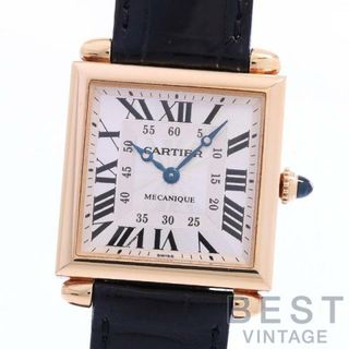 カルティエ(Cartier)の【OH済】 カルティエ 【CARTIER】 タンク オビュ LM W1516956 メンズ シルバー K18イエローゴールド 腕時計 時計 TANK OBUS LARGE MODEL SILVER K18YG 【中古】 (腕時計(アナログ))