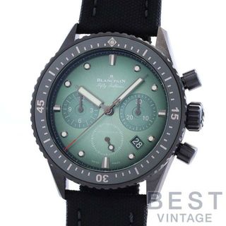 ブランパン(BLANCPAIN)のブランパン 【BLANCPAIN】 フィフティ ファゾムス バチスカーフ クロノグラフ フライバック 5200-0153-B52A (N52000001053NB52A) メンズ グリーン セラミック 腕時計 時計 FIFTY FATHOMS BATHYSCAPHE CHRONOGRAPH FLYBACK GREEN CE 【中古】 (腕時計(アナログ))