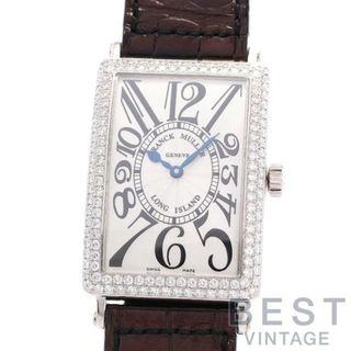 フランクミュラー(FRANCK MULLER)の【OH済】 フランクミュラー 【FRANCK MULLER】 ロングアイランド ダイヤモンド 1000SCD メンズ シルバー プラチナ950 腕時計 時計 LONG ISLAND DIAMOND SILVER PT950 FM ダイヤモンドベゼル【中古】 (腕時計(アナログ))