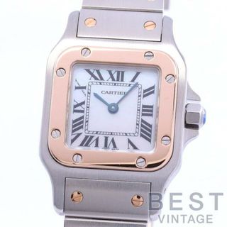 カルティエ(Cartier)のカルティエ 【CARTIER】 サントスガルベSM アジア限定 2300本 W20103C4 レディース ピンクシェル K18ピンクゴールド/ステンレススティール 腕時計 時計 SANTOS GALBEE SMALL MODEL ASIAN LIMITED TO 2300 PINK SHELL K18PG/SS コンビ MOP【中古】 (腕時計)