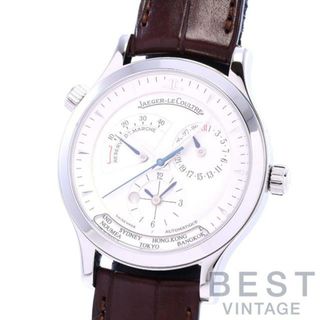 ジャガールクルト(Jaeger-LeCoultre)の【OH済】 ジャガールクルト 【JAEGER-LECOULTRE】 マスタージオグラフィーク Q1428420 (142.8.92) メンズ シルバー ステンレススティール 腕時計 時計 MASTER GEOGRAPHIC SILVER SS JLC【中古】 (腕時計(アナログ))