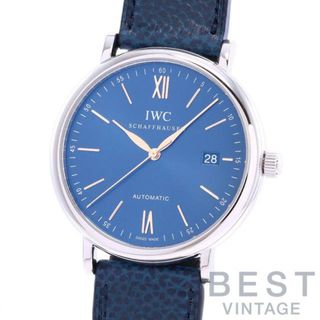 インターナショナルウォッチカンパニー(IWC)のアイダブリューシー 【IWC】 ポートフィノオートマティック IW356523 メンズ ブルー ステンレススティール 腕時計 時計 PORTOFINO AUTOMATIC BLUE SS 【中古】 (腕時計(アナログ))