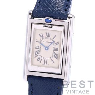 カルティエ(Cartier)のカルティエ 【CARTIER】 タンク バスキュラント ウォッチ SM / タンクバスキュラントSM W1011155 レディース シルバー ステンレススティール 腕時計 時計 TANK BASCULANTE WATCH SMALL MODEL SILVER SS 【中古】 (腕時計)