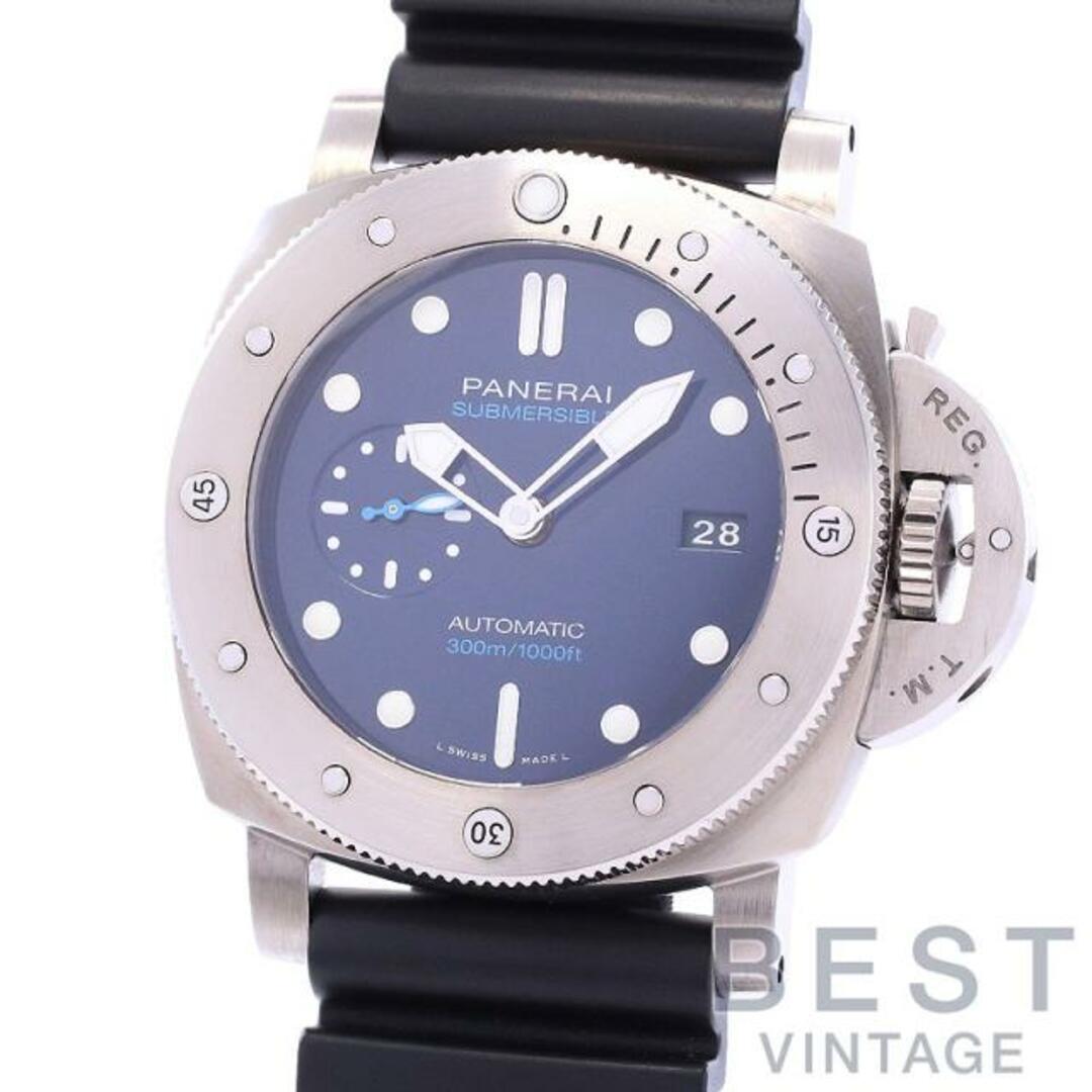 OFFICINE PANERAI(オフィチーネパネライ)のオフィチーネパネライ 【OFFICINE PANERAI】 サブマーシブル BMG-TECH 47MM PAM00692 メンズ ブルー BMG-TECH 腕時計 時計 SUBMERSIBLE BMG-TECH 47MM BLUE BMG-TECH OP【中古】  メンズの時計(腕時計(アナログ))の商品写真