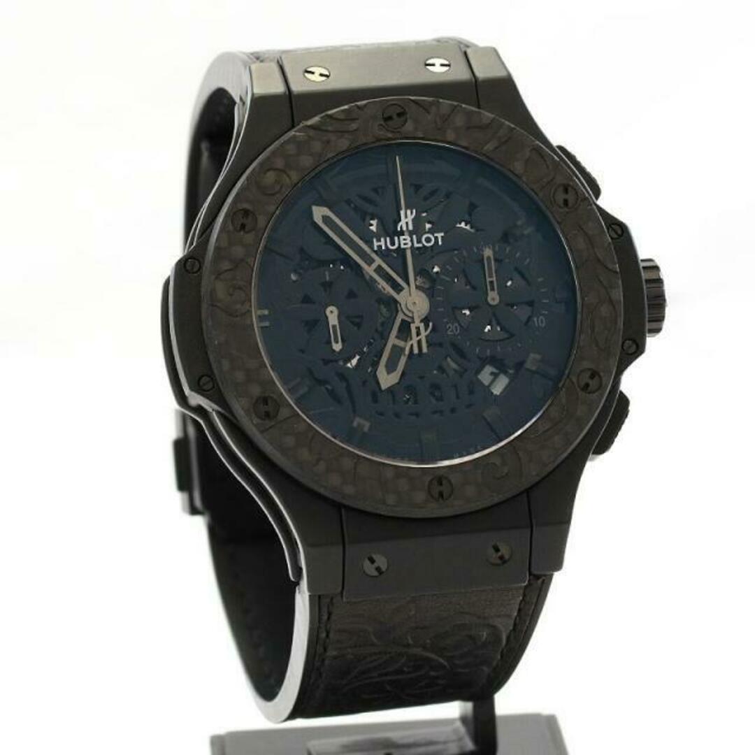 HUBLOT(ウブロ)のウブロ 【HUBLOT】 ビッグバン アエロバン シュガースカル 311.CQ.1110.VR.FDK15 メンズ ブラック カーボン/セラミック/チタン 腕時計 時計 BIG BANG AERO BANG SUGAR SKULL LIMITED BLACK CA/CE/TI 【中古】  メンズの時計(腕時計(アナログ))の商品写真