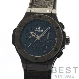 ウブロ(HUBLOT)のウブロ 【HUBLOT】 ビッグバン アエロバン シュガースカル 311.CQ.1110.VR.FDK15 メンズ ブラック カーボン/セラミック/チタン 腕時計 時計 BIG BANG AERO BANG SUGAR SKULL LIMITED BLACK CA/CE/TI 【中古】 (腕時計(アナログ))