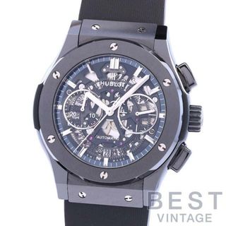 ウブロ(HUBLOT)のウブロ 【HUBLOT】 クラシックフュージョン アエロフュージョン ブラックマジック 525.CM.0170.RX メンズ ブラック セラミック/チタン 腕時計 時計 CLASSIC FUSION AEROFUSION BLACK MAGIC BLACK CE/TI 【中古】 (腕時計(アナログ))