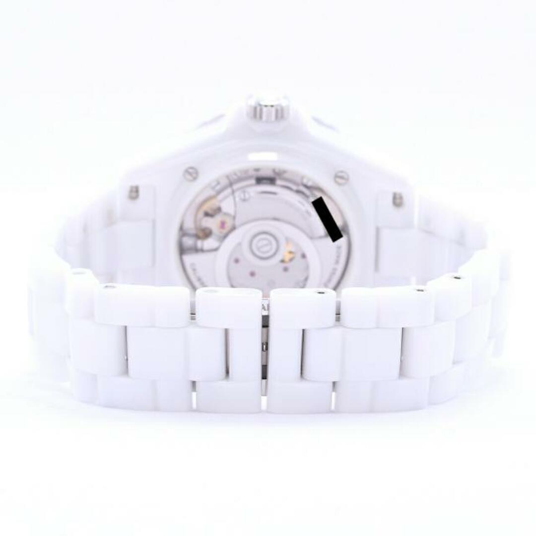 CHANEL(シャネル)のシャネル 【CHANEL】 J12 キャリバー 12.1 ダイヤモンドベゼル 38MM H7189 メンズ ホワイト セラミック 腕時計 時計 J12 CALIBER 12.1 DIAMOND BEZEL 38MM WHITE CE D12Pダイヤモンド【中古】  メンズの時計(腕時計(アナログ))の商品写真