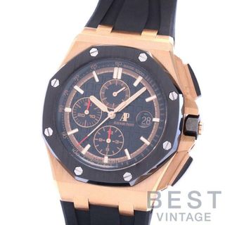 オーデマピゲ(AUDEMARS PIGUET)のオーデマピゲ 【AUDEMARS PIGUET】 ロイヤルオーク オフショア クロノグラフ 26401RO.OO.A002CA.02 メンズ ブラック K18ピンクゴールド 腕時計 時計 ROYAL OAK OFFSHORE CHRONOGRAPH BLACK K18PG AP【中古】 (腕時計(アナログ))